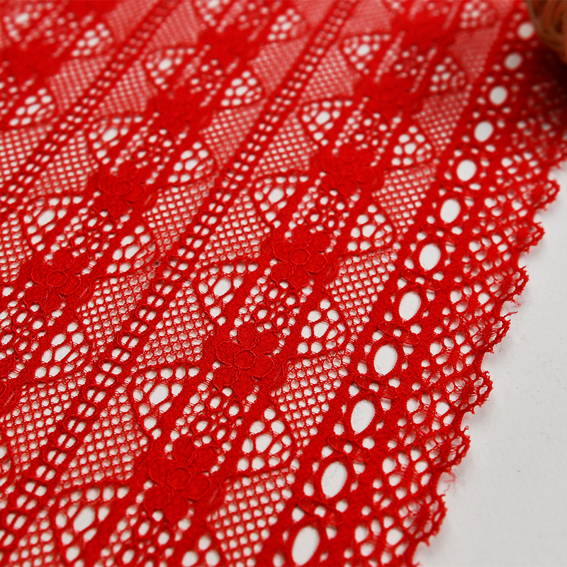 Elegant Mesh Elastic Lace Trim 18cm Spandex Lace Fabric Elastic Lace Women's Dress Underwear Bra 6716#