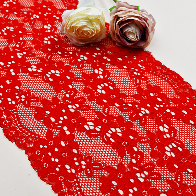 23cm Beautiful Lace Stretch Floral Lingerie Headband Elastic Diy Lace 5403#