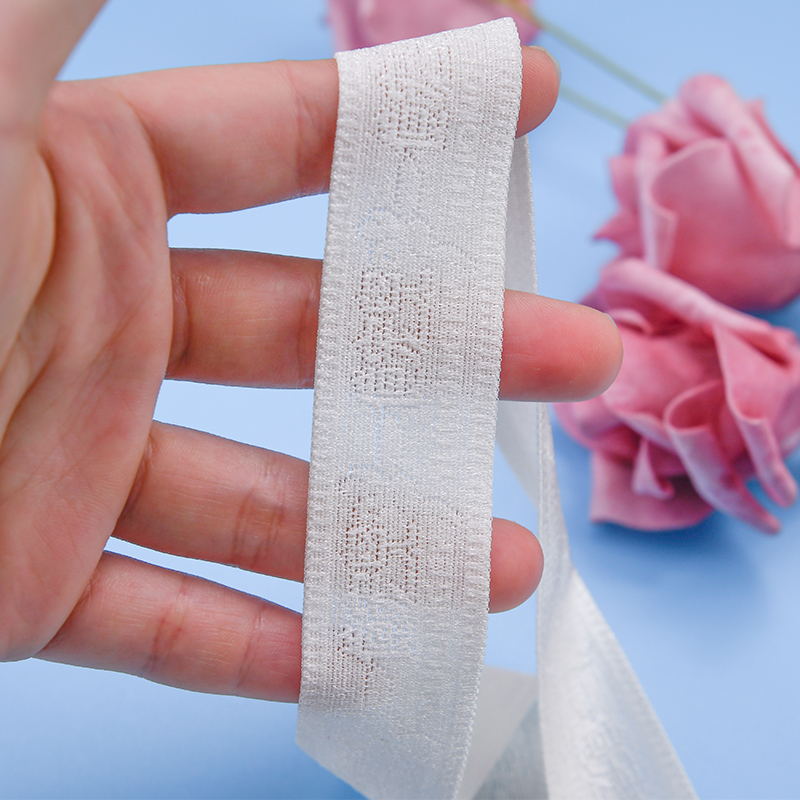 High Quality Stretch Nylon Lace Trim 2.5cm Nylon Lace Fabric Nylon Spandex Lace for Bra And Underwear Wedding Decoration 7210#