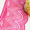 8CM Wholesale Bicolor knitted Elastic Lace Trim, nylon spandex stretch lace trim for women dress 01511#