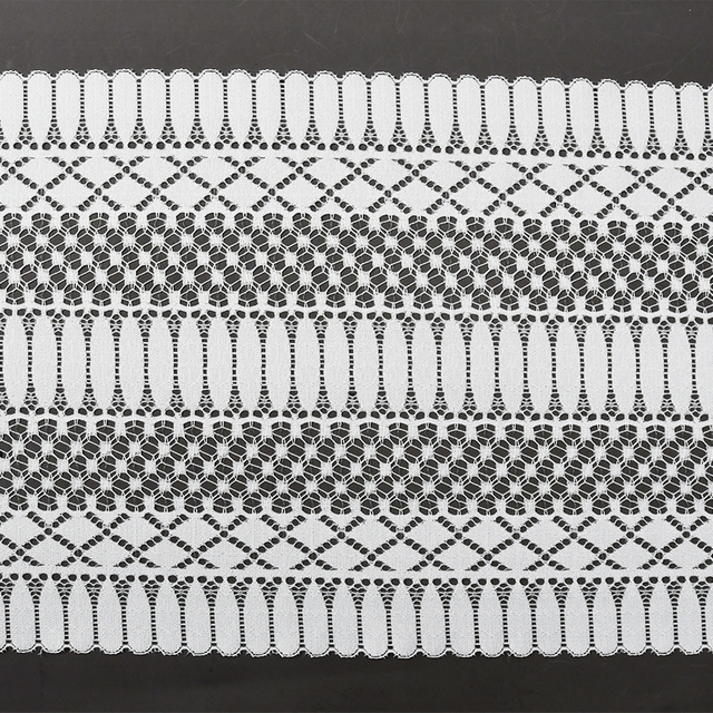 Ready Stock Lace High Quality 24cm Women's Elastic Floral Lace Trim 5756#