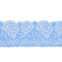 Nylon Elastic 4cm Floral Lace Decoration Wedding Decoration Clothing Lace 9127#