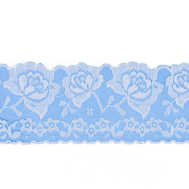 Nylon Elastic 4cm Floral Lace Decoration Wedding Decoration Clothing Lace 9127#