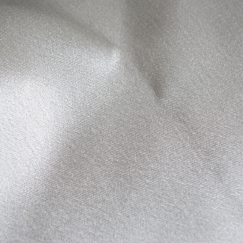 Stretch 95%Polyester 5%Spandex Satin Fabric Shiny Satin Fabric for Women′s Dress Polyester Fabric Nightwear Garment 