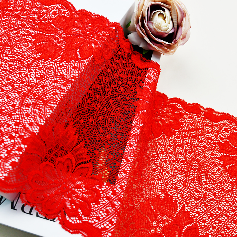20cm Beautiful Lace Stretch Floral Lingerie Headband Elastic Diy Lace 6127#