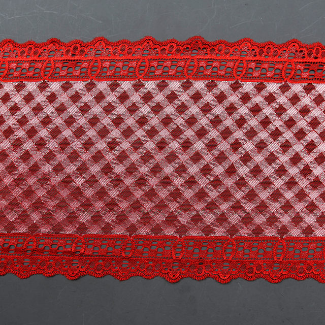 Professional Lace Manufacturer High Quality20.5cm Stretch White Floral Lace Trim for Women 2008#