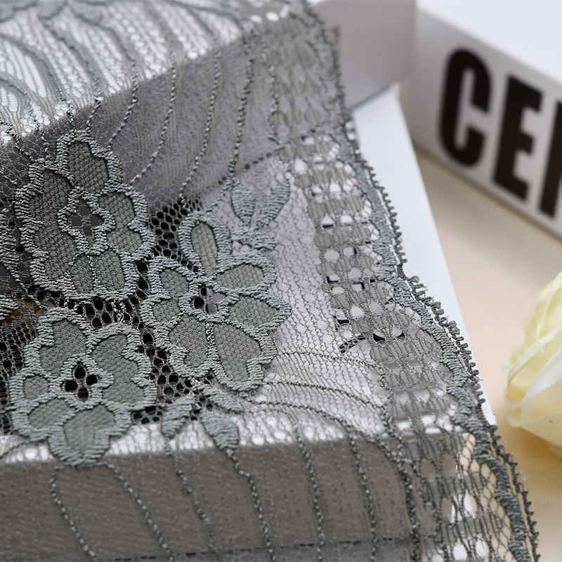 Professional Lace Manufacturer High Quality20cm Stretch White Floral Lace Trim for Women G5334#