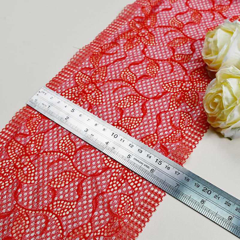 Ready Stock Lace High Quality 16cm Women's Elastic Floral Lace Trim C272#