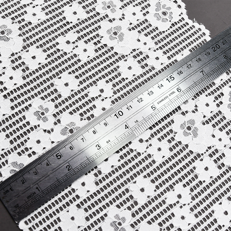 Ready Stock Lace High Quality 19.5cm Women's Elastic Floral Lace Trim 2073#