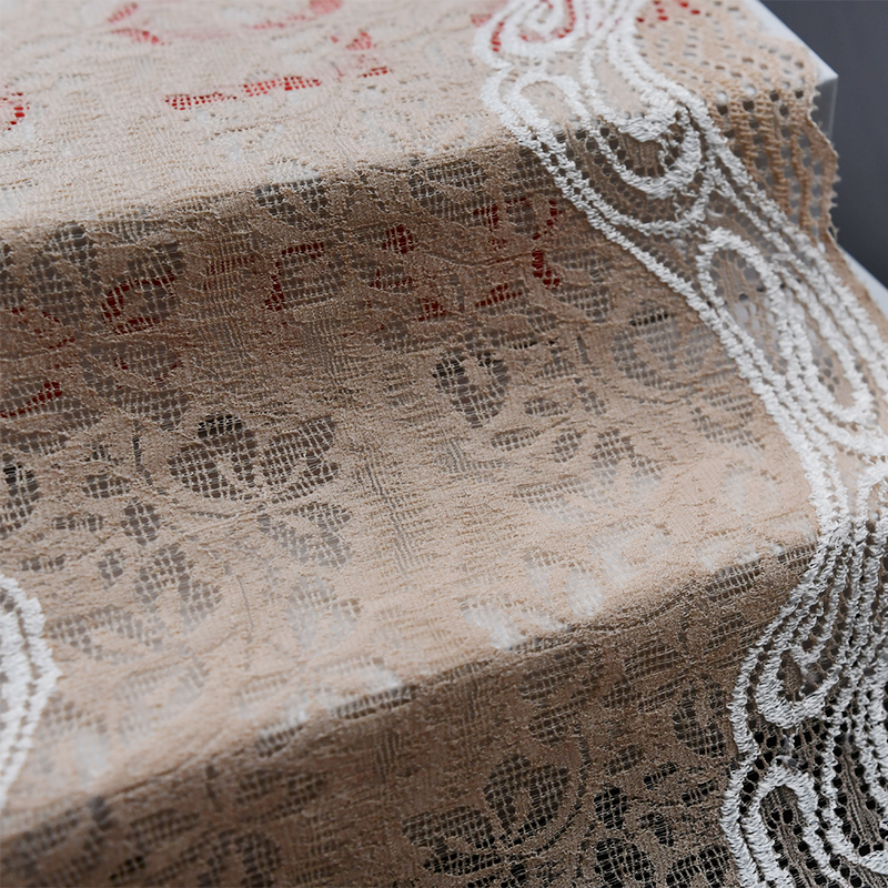 Ready Stock Lace High Quality 21cm Women's Elastic Floral Lace Trim 8040#