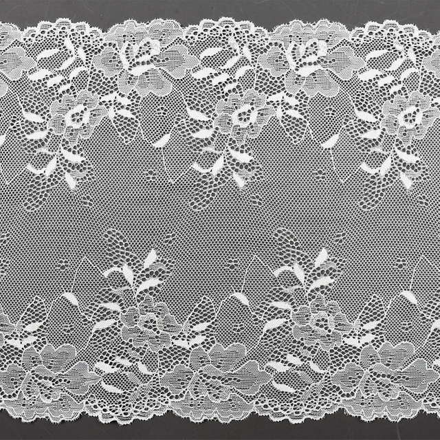 24cm Beautiful Lace Stretch Floral Lingerie Headband Elastic Diy Lace 6094#