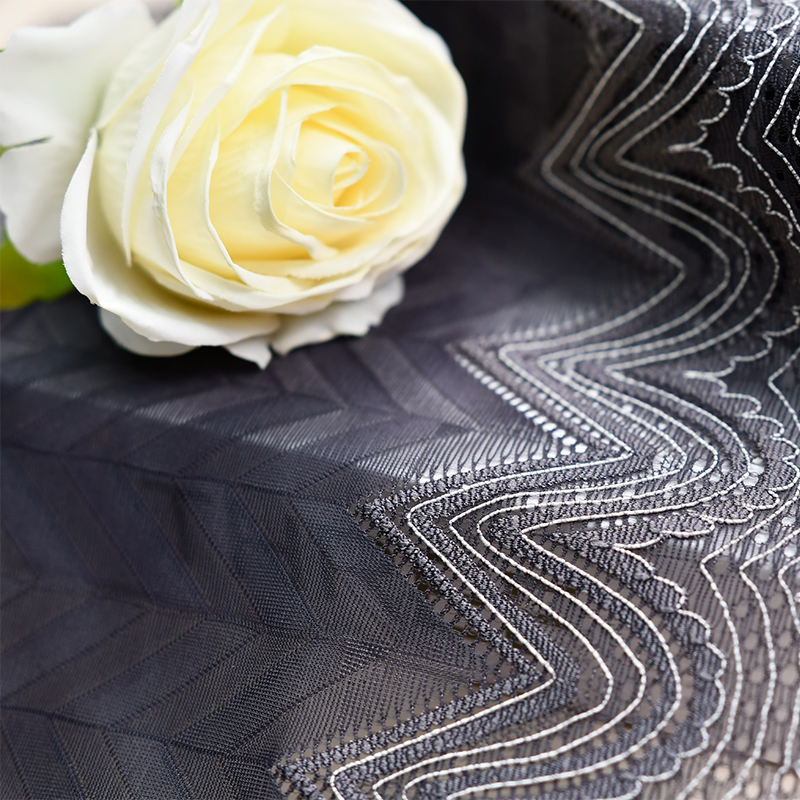Ready Stock Lace High Quality 30cm Women's Elastic Floral Lace Trim 01547#