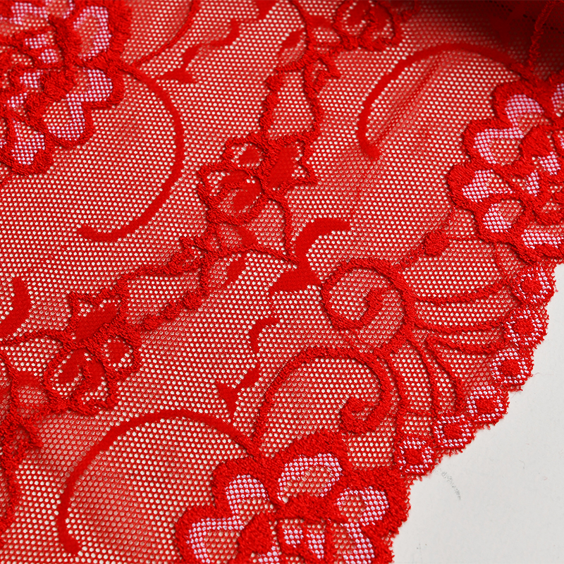Professional Lace Manufacturer High Quality 18cm Stretch White Floral Lace Trim for Women 3142#