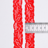 High Quality Stretch Nylon Lace Trim 2.2cm Nylon Lace Fabric Nylon Spandex Lace for Bra And Underwear Wedding Decoration 6252-1#