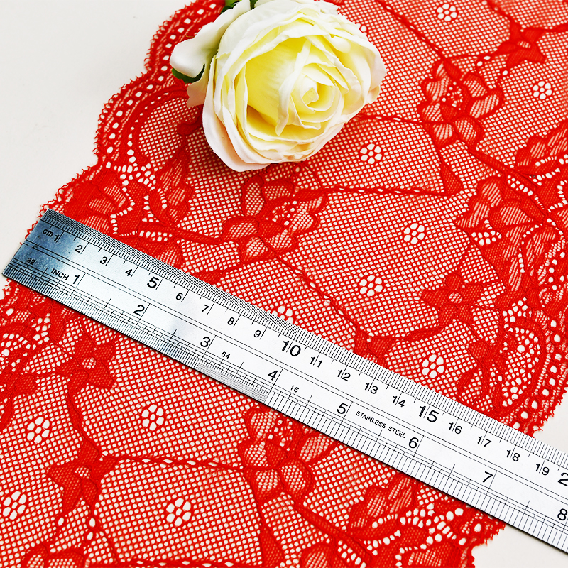 18.5cm Beautiful Lace Stretch Floral Lingerie Headband Elastic Diy Lace 8800#