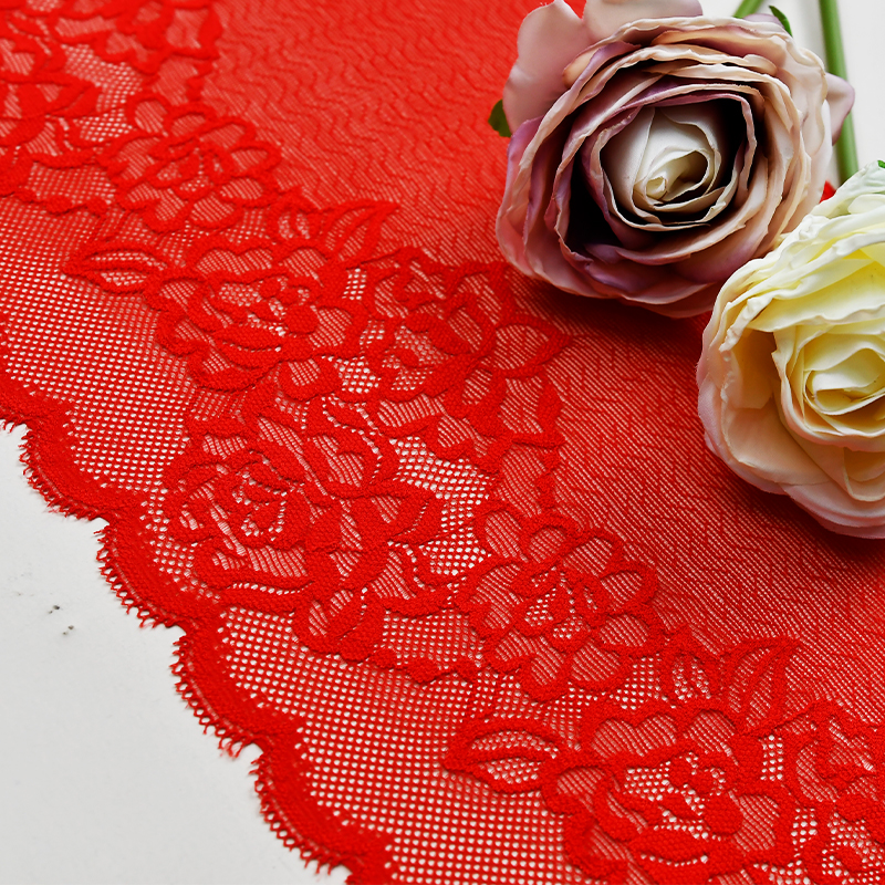 19cm Beautiful Lace Stretch Floral Lingerie Headband Elastic Diy Lace 8833#