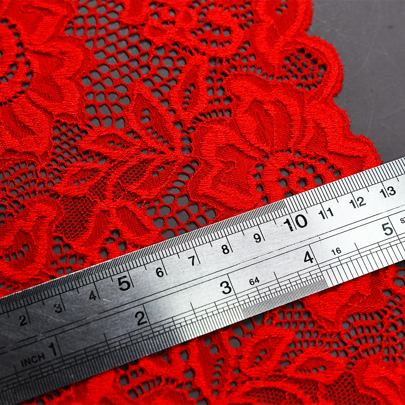 13cm Beautiful Lace Stretch Floral Lingerie Headband Elastic Diy Lace 9855#
