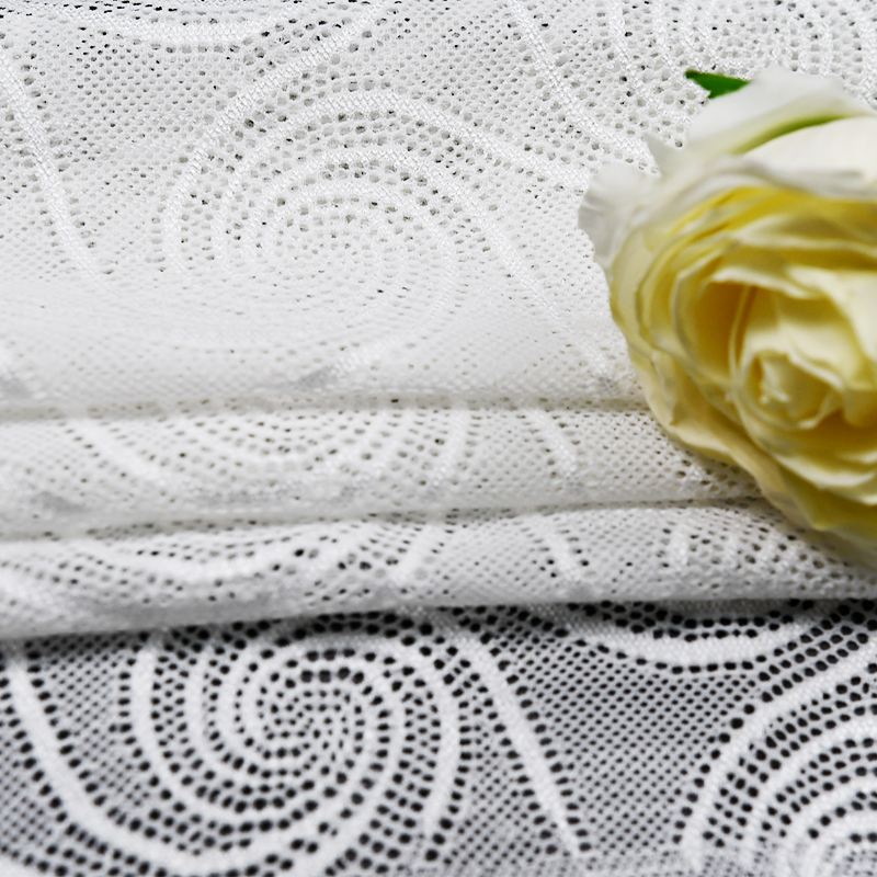 High quality flower stretch lace fabric for lingerie and dress 5565#