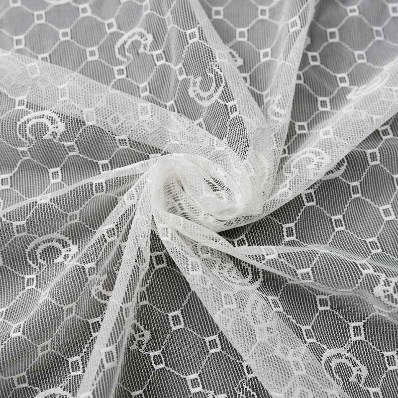 Wholesale two-color knitted elastic lace fabric women's dress 8006#