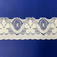 High Quality Stretch Nylon Lace Trim 3.5cm Nylon Lace Fabric Nylon Spandex Lace for Bra And Underwear Wedding Decoration 520#