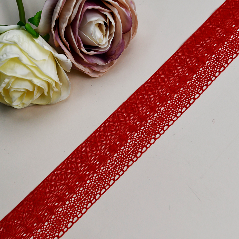 High Quality Stretch Nylon Lace Trim 3cm Nylon Lace Fabric Nylon Spandex Lace for Bra And Underwear Wedding Decoration SG264#