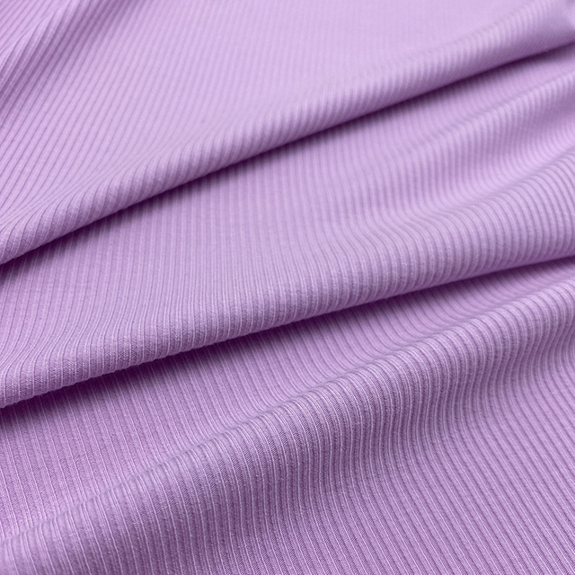 High Quality 93% Rt 7%Spandex Fabric Polyester Rib Cotton Polyester Fabric