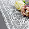 Professional Lace Manufacturer High Quality15cm Stretch White Floral Lace Trim for Women6621#