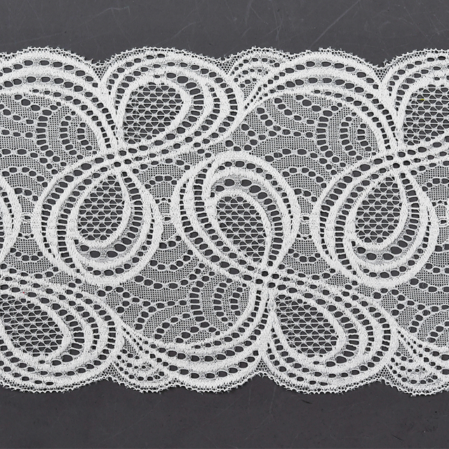 18cm Beautiful Lace Stretch Floral Lingerie Headband Elastic Diy Lace 5301#