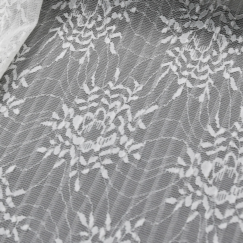 Professional Lace Manufacturer High Quality Jacquard Fabric 1017#