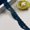 Elastic Lace 2CM Fashion 3D Nylon Spandex Stretch White Floral Lace Trim AB10#