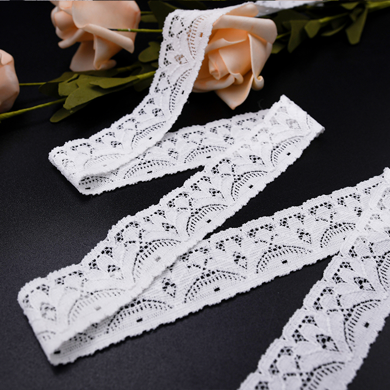 2.5CM Skirt Lace Women'S Small Hem Underwear Accessories Nylon Elastic Lace 1766#