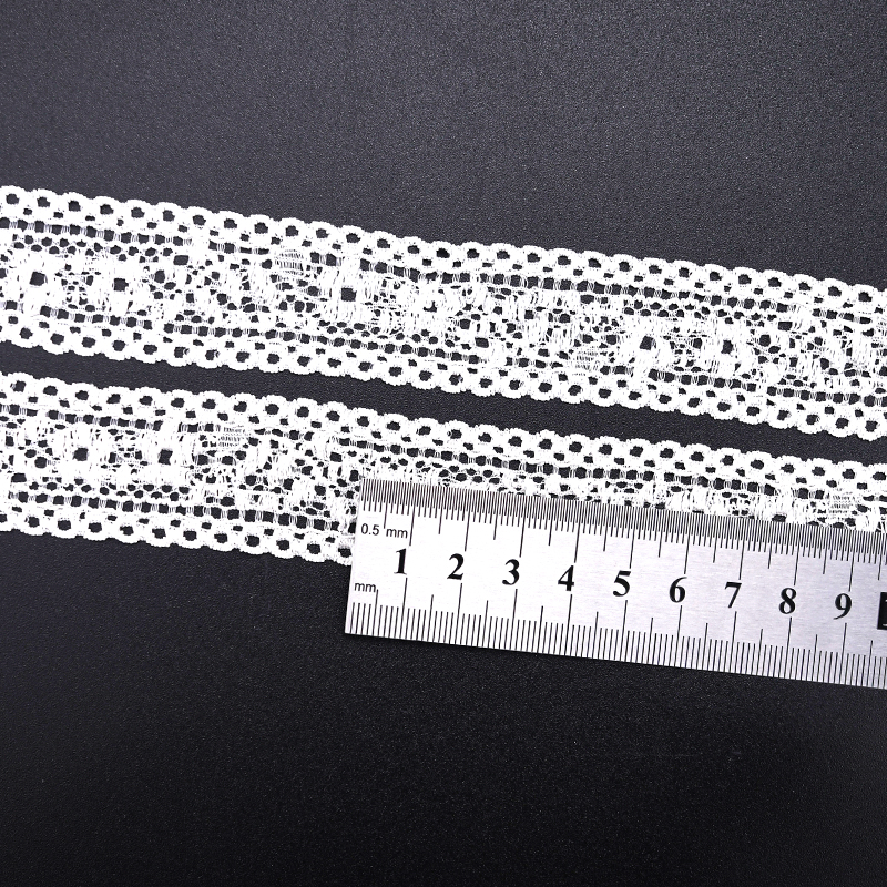 High Quality Stretch Nylon Lace Trim 2.8cm Nylon Lace Fabric Nylon Spandex Lace for Bra And Underwear Wedding Decoration 106132#