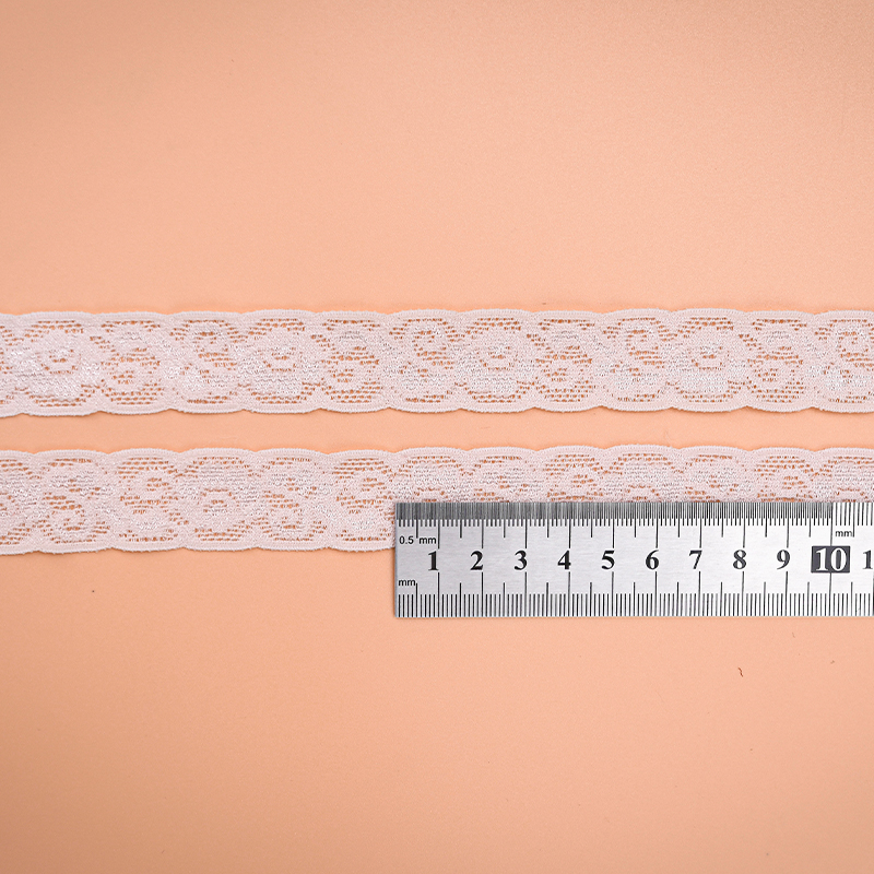 High Quality Stretch Nylon Lace Trim 2.5cm Nylon Lace Fabric Nylon Spandex Lace for Bra And Underwear Wedding Decoration 1592#