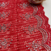 Professional Lace Manufacturer High Quality 17cm Stretch White Floral Lace Trim for Women E010#