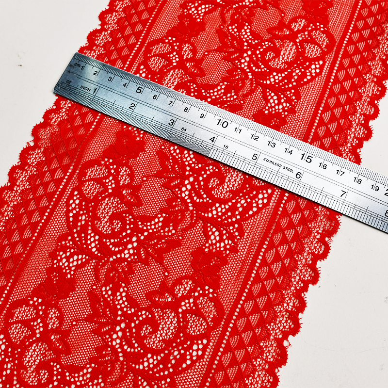 19cm Beautiful Lace Stretch Floral Lingerie Headband Elastic Diy Lace 65248#