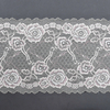 Professional Lace Manufacturer High Quality 19.5cm Stretch White Floral Lace Trim for Women A040#