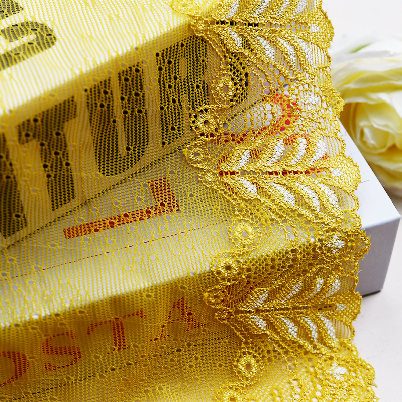 Professional Lace Manufacturer High Quality18cm Stretch White Floral Lace Trim for Women B070#