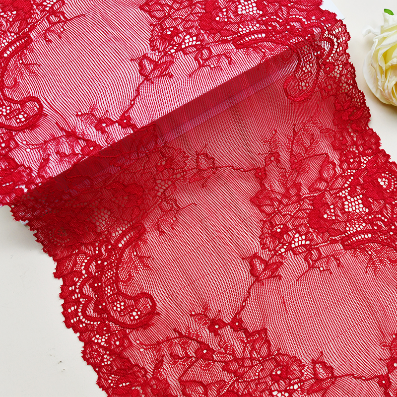23cm Beautiful Lace Stretch Floral Lingerie Headband Elastic Diy Lace 8280-1#