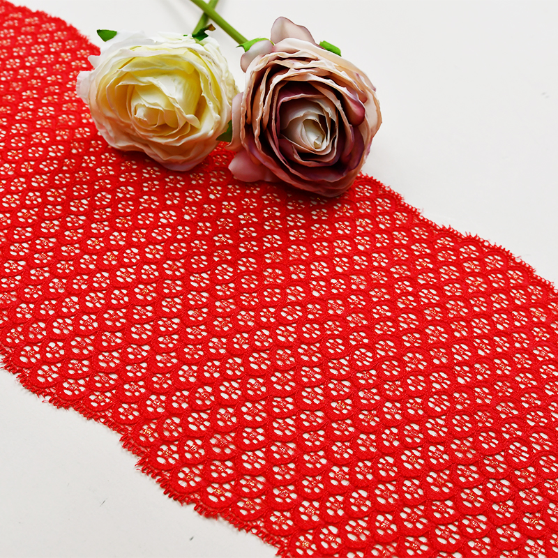 17cm Beautiful Lace Stretch Floral Lingerie Headband Elastic Diy Lace A023#