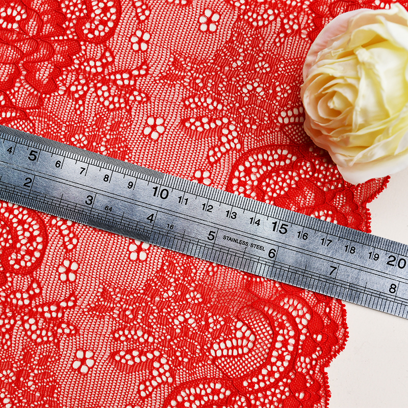 19cm Beautiful Lace Stretch Floral Lingerie Headband Elastic Diy Lace 65050#