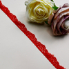 Elastic Lace 1.5CM Fashion 3D Nylon Spandex Stretch White Floral Lace Trim 8883#