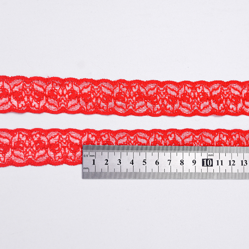 High Quality Stretch Nylon Lace Trim 3cm Nylon Lace Fabric Nylon Spandex Lace for Bra And Underwear Wedding Decoration 1634#