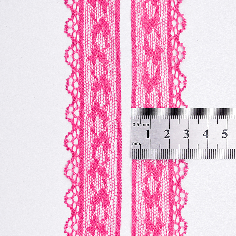 High Quality Stretch Nylon Lace Trim 2.9cm Nylon Lace Fabric Nylon Spandex Lace for Bra And Underwear Wedding Decoration 2508#
