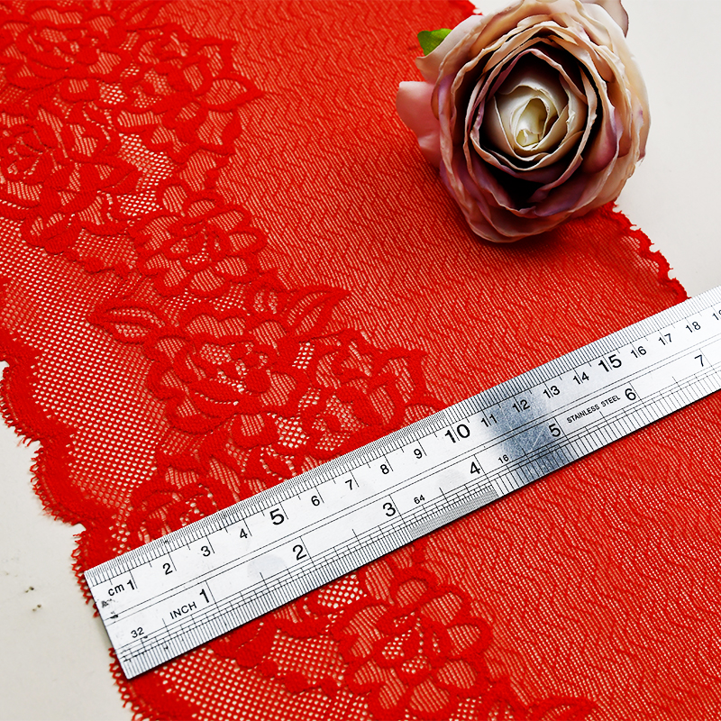 19cm Beautiful Lace Stretch Floral Lingerie Headband Elastic Diy Lace 8833#