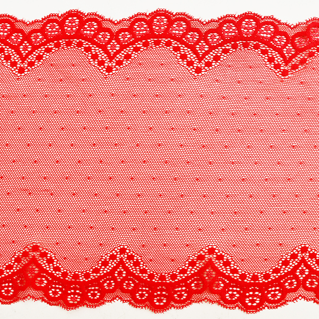 21cm Beautiful Lace Stretch Floral Lingerie Headband Elastic Diy Lace 19208#