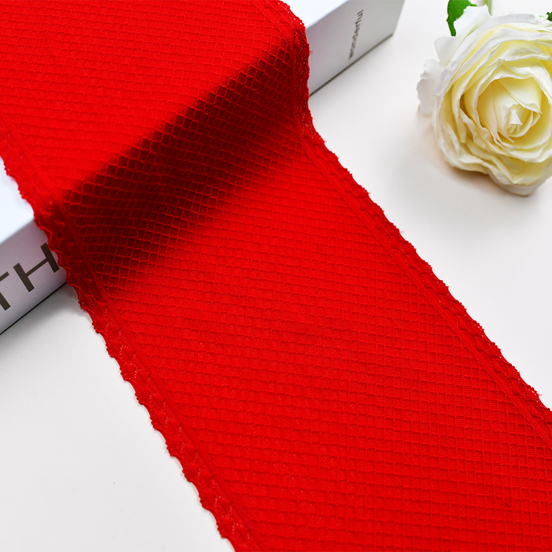 Professional Lace Manufacturer High Quality 11.5cm Stretch White Floral Lace Trim for Women 5292#