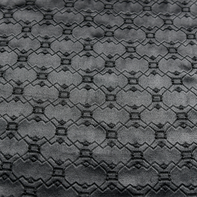 Wholesale two-color knitted elastic lace fabric women's dress 8057B#