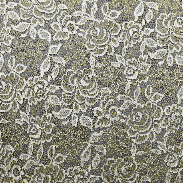 Wholesale two-color knitted elastic lace fabric women's dress 5304#