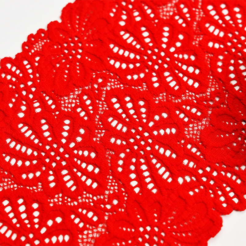 Ready Stock Lace High Quality 13cm Women's Elastic Floral Lace Trim 1513-15#