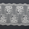 Professional Lace Manufacturer High Quality 18.5cm Stretch White Floral Lace Trim for Women 4082#